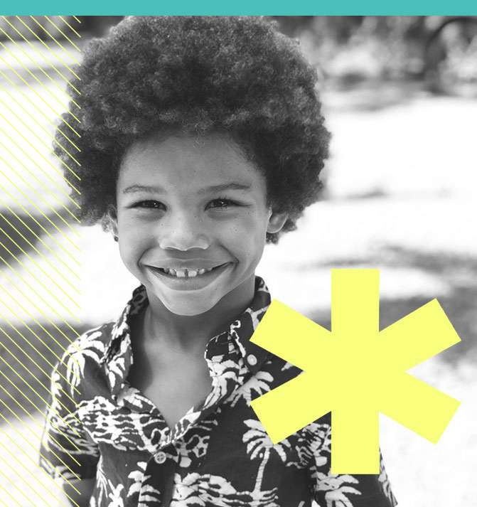 Young boy smiling