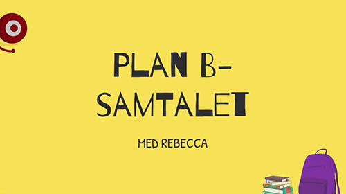 Graphic that says "Plan B-Samtalet"